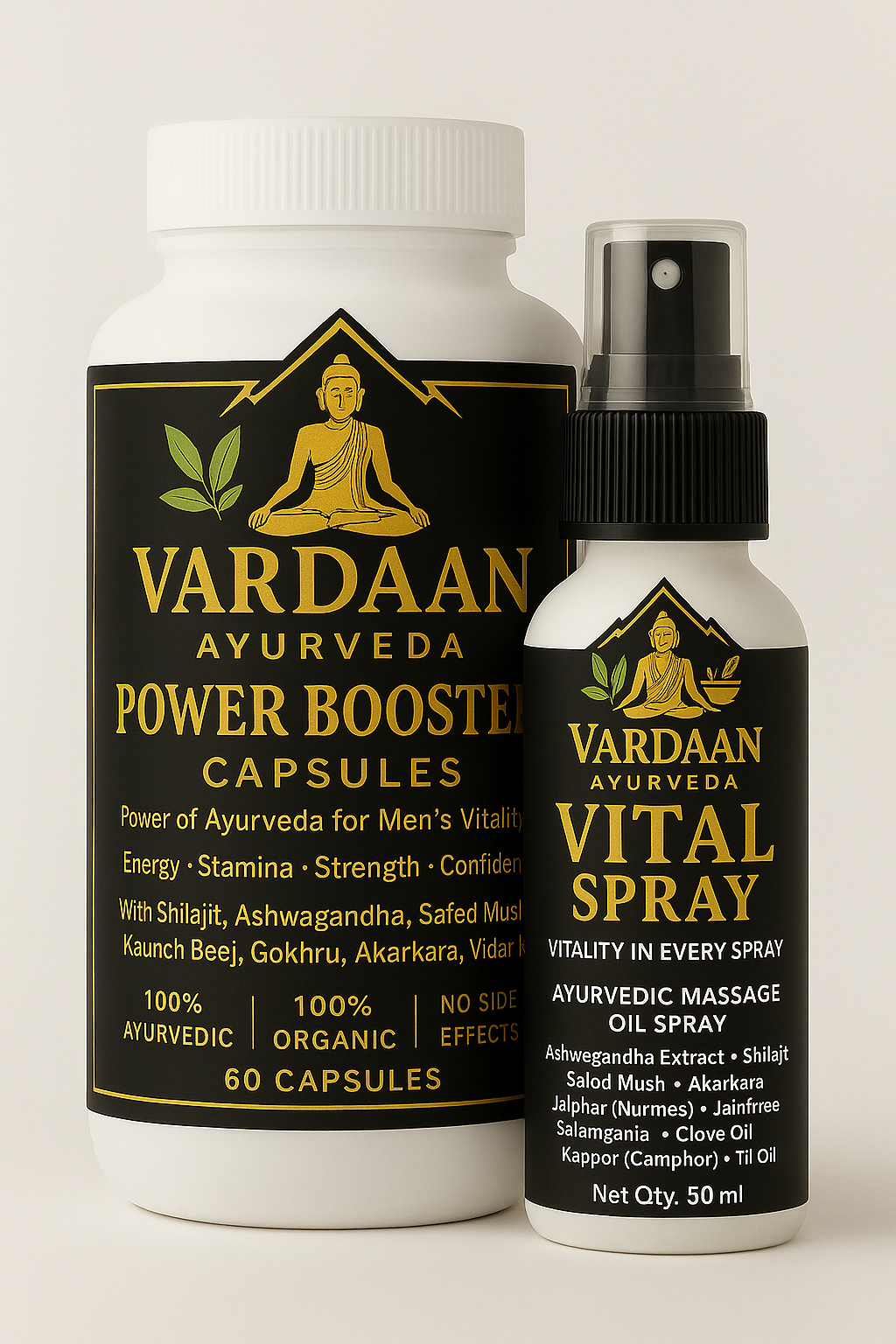 Vardaan Ayurveda Power Booster + Vital Spray Combo
