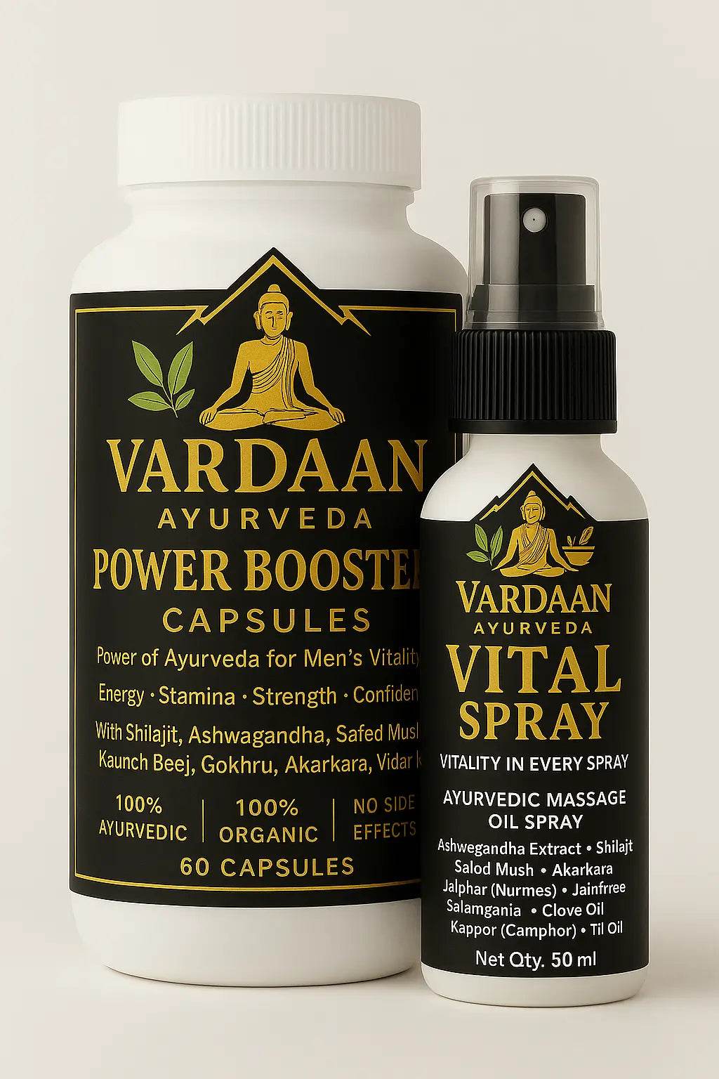 Vardaan Ayurveda Power Booster + Vital Spray Combo - Vardaan Ayurveda