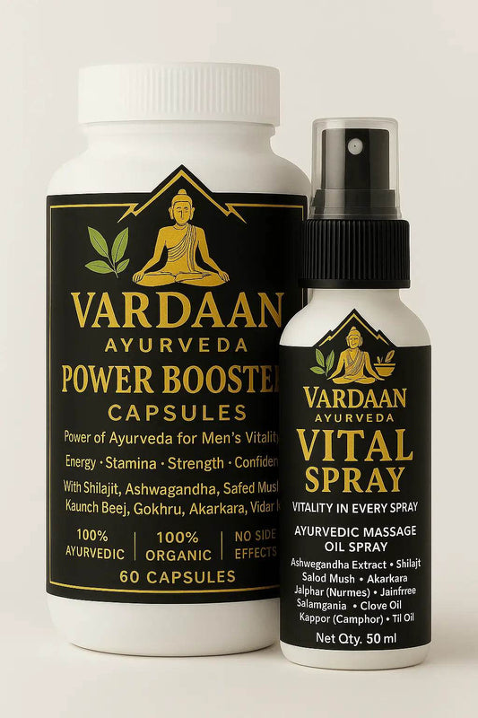 Vardaan Ayurveda Power Booster + Vital Spray Combo - Vardaan Ayurveda