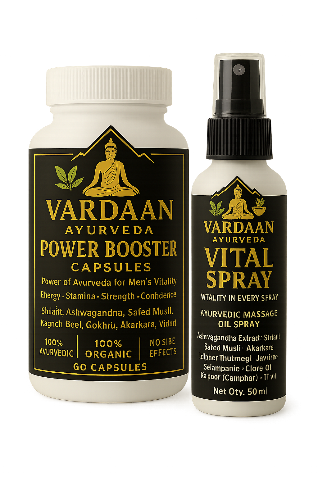 Vardaan Ayurveda Power Booster + Vital Spray Combo