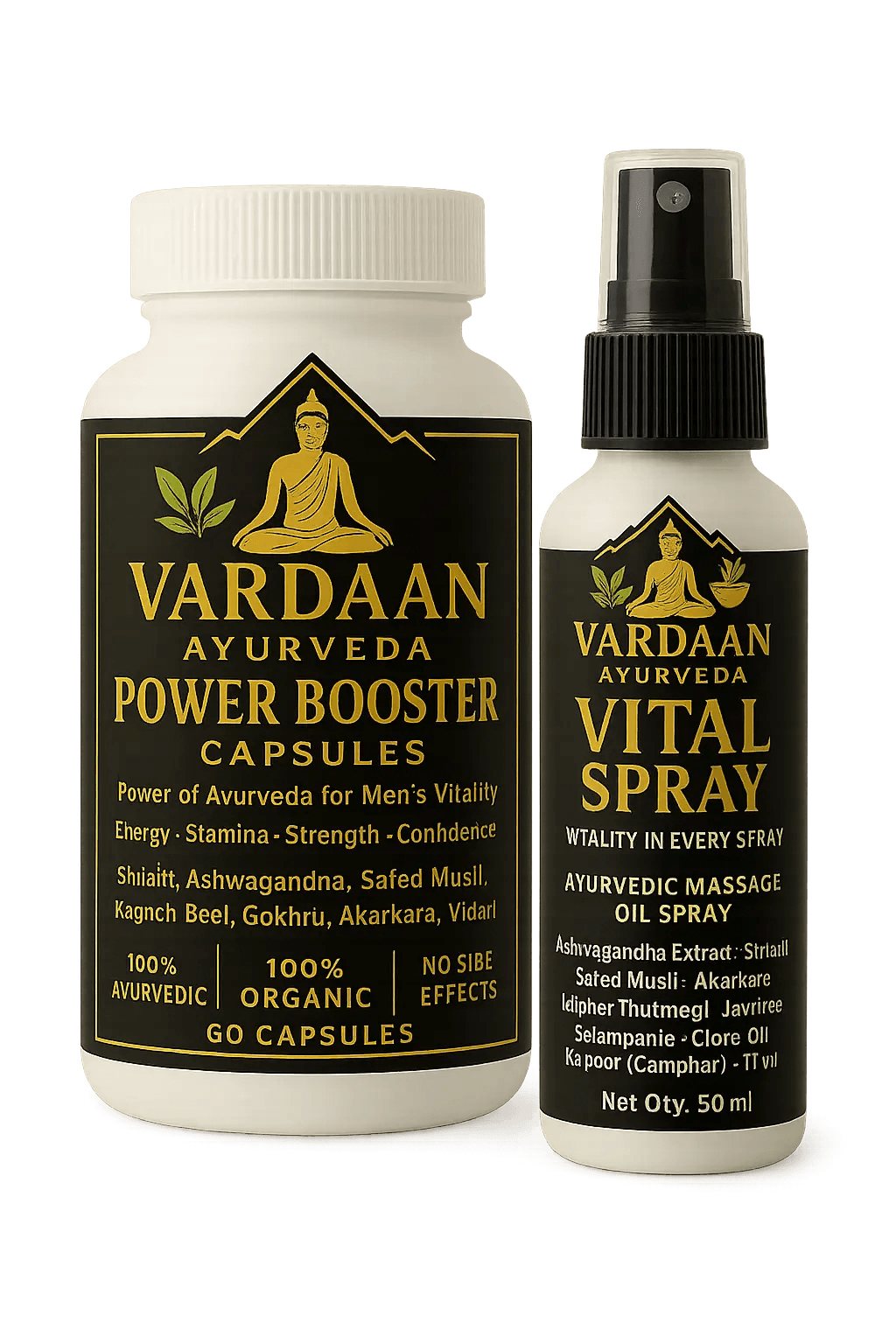 Vardaan Ayurveda Power Booster + Vital Spray Combo - Vardaan Ayurveda