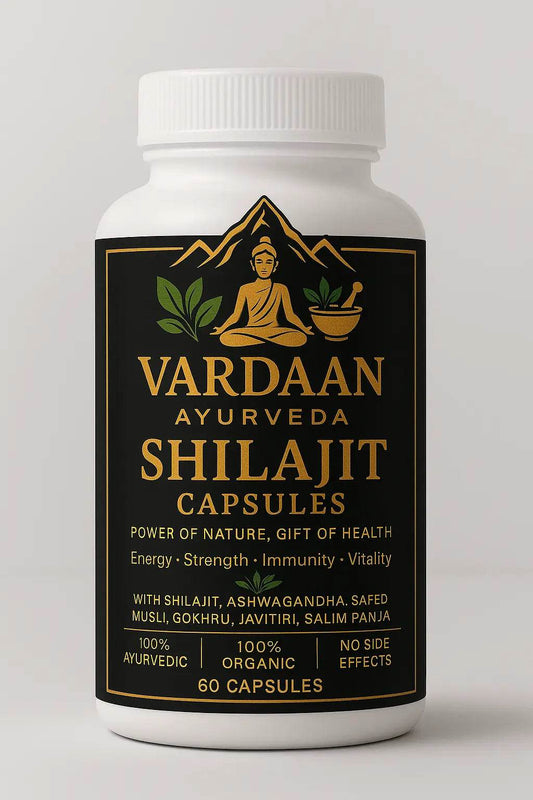 Vardaan Ayurveda Shilajit Capsule β Pure Himalayan Energy & Vitality Supplement - Vardaan Ayurveda