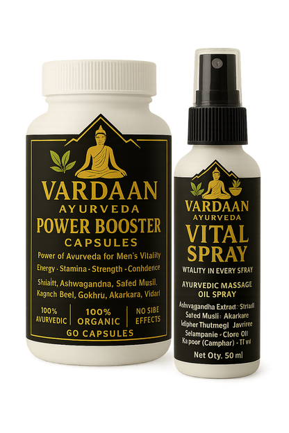 Vardaan Ayurveda Power Booster + Vital Spray Combo