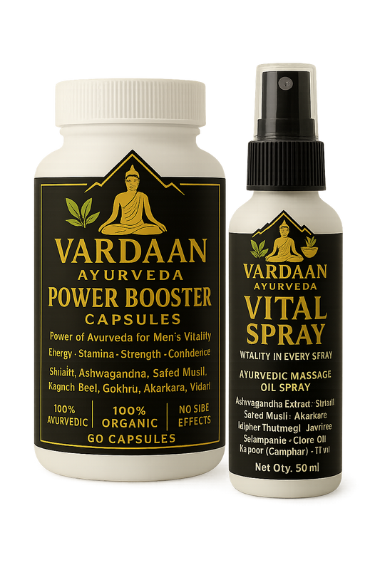 Vardaan Ayurveda Power Booster + Vital Spray Combo